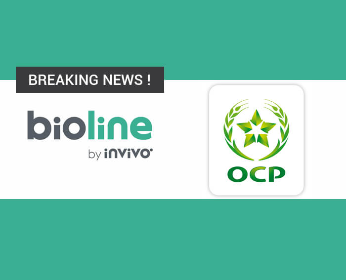 BIOLINE BY INVIVO ET LE GROUPE OCP SIGNENT UN ACCORD DE COOPÉRATION DANS L’AGTECH